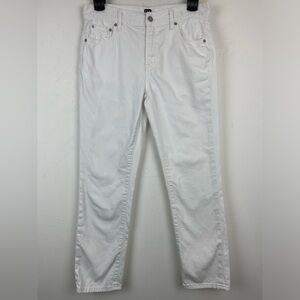 GAP White Women's Straight-Leg Jeans